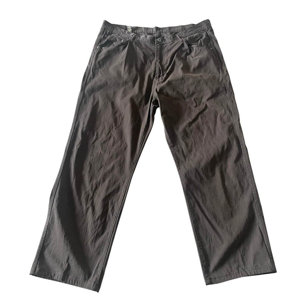 Saltaire Straight Leg Chino Pants Mens 42 Brown Minimalist Casual Workwear